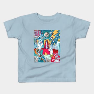 The Saturnal Note, by Maximiliano Lopez Barrios Kids T-Shirt